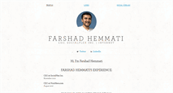 Desktop Screenshot of farshad.hemmati.com
